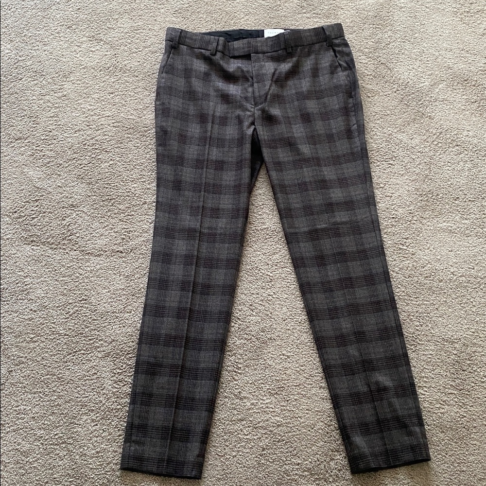 Topshop Plaid Pants - Picture 4 of 6
